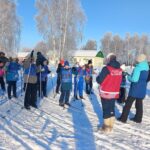 Школьники сдали нормативы ВФСК ГТО по лыжным гонкам